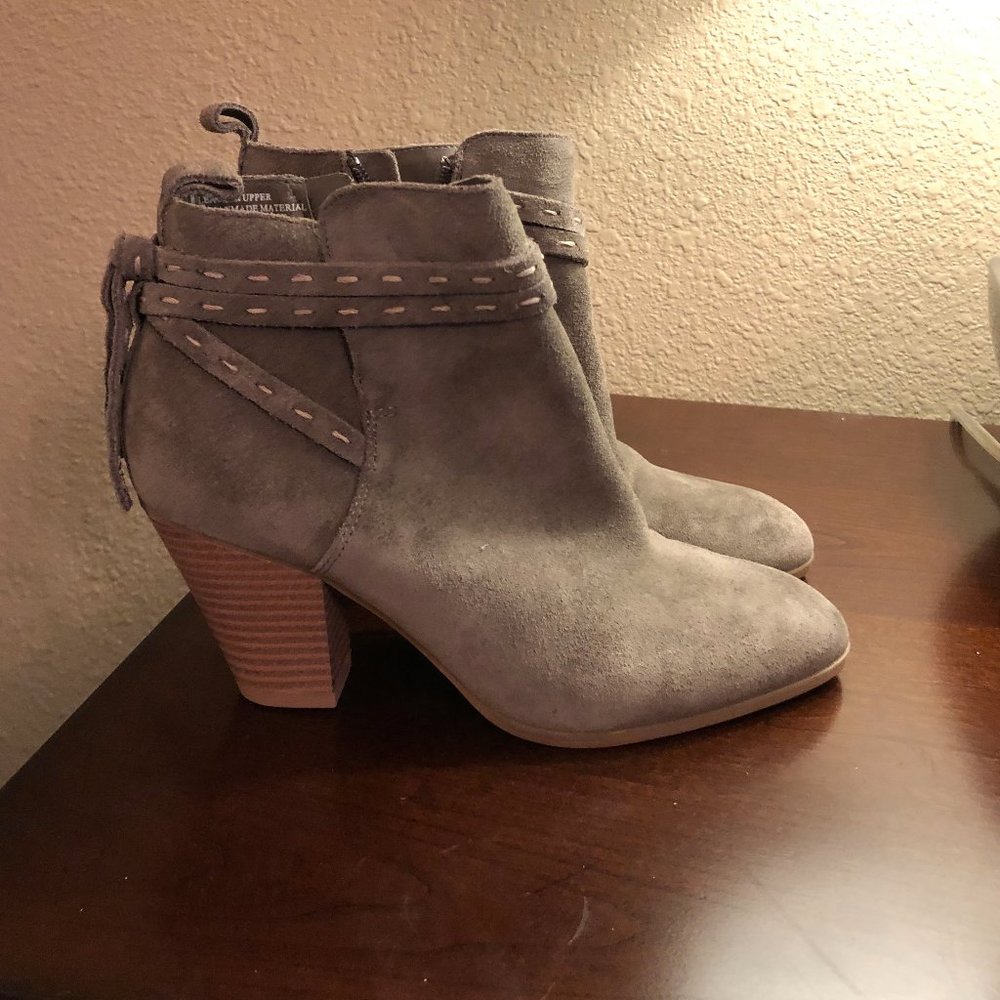 short heeled bootie